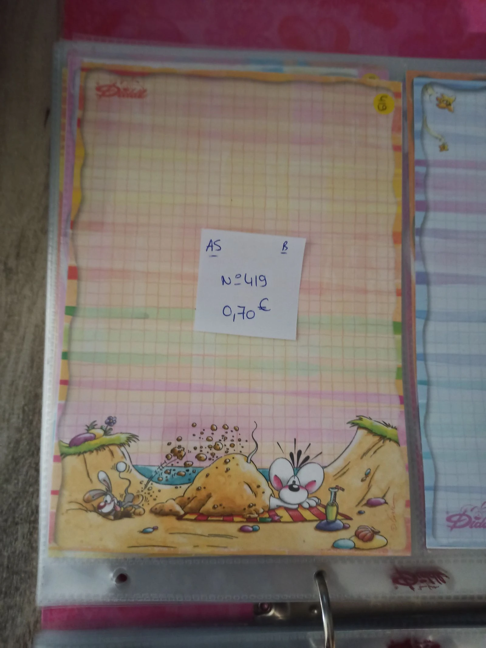 Feuille Diddl A5 419 0,70e 
